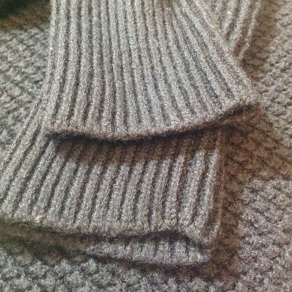 JIGSAW 100% Wool Navy Waffle Knit Sweater Dress M - Picture 9 of 11